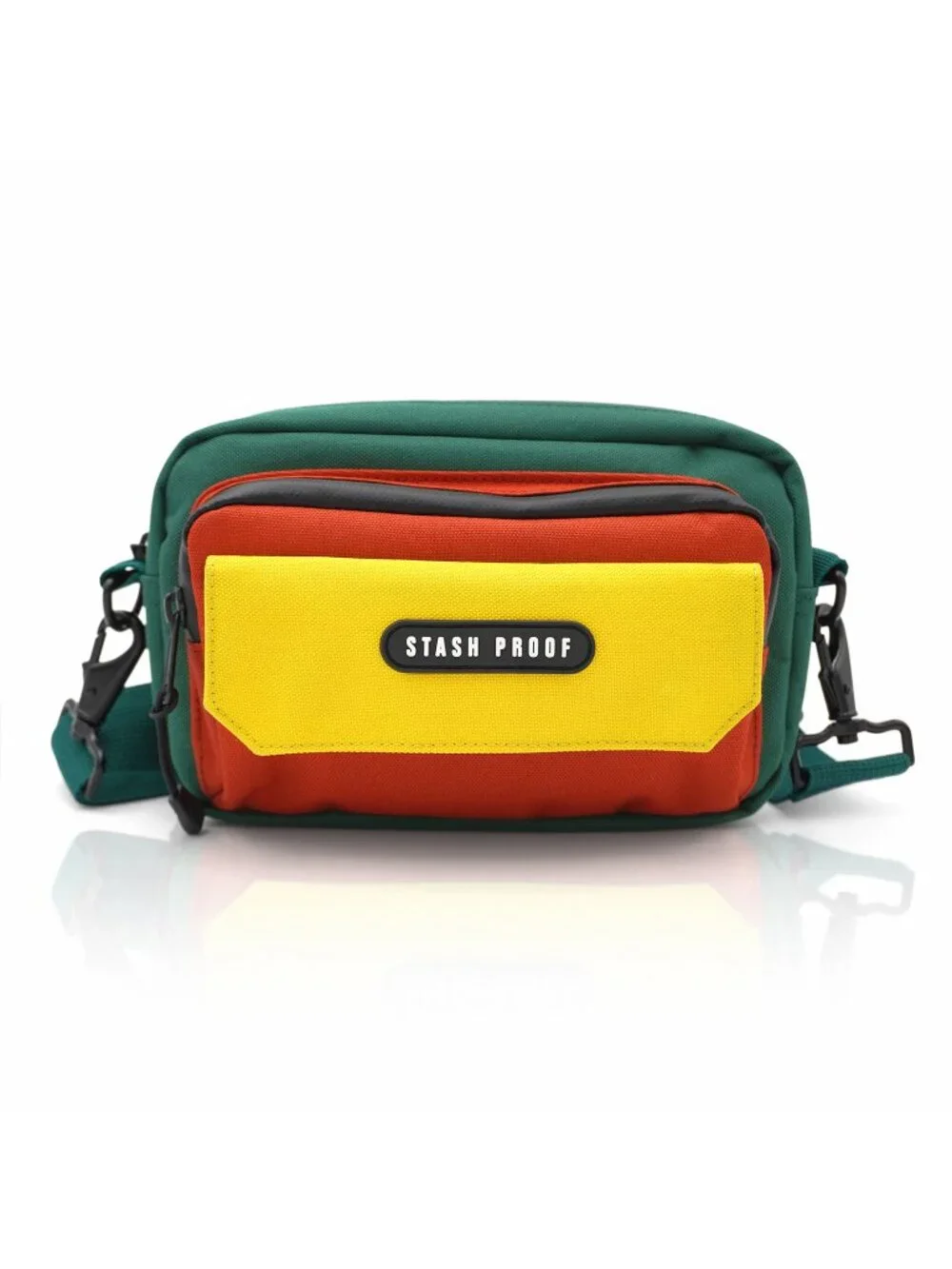 Stash Proof Odor Resistant Flip Crossbody Bag (Multicolor) Sling Bag, Day Pack
